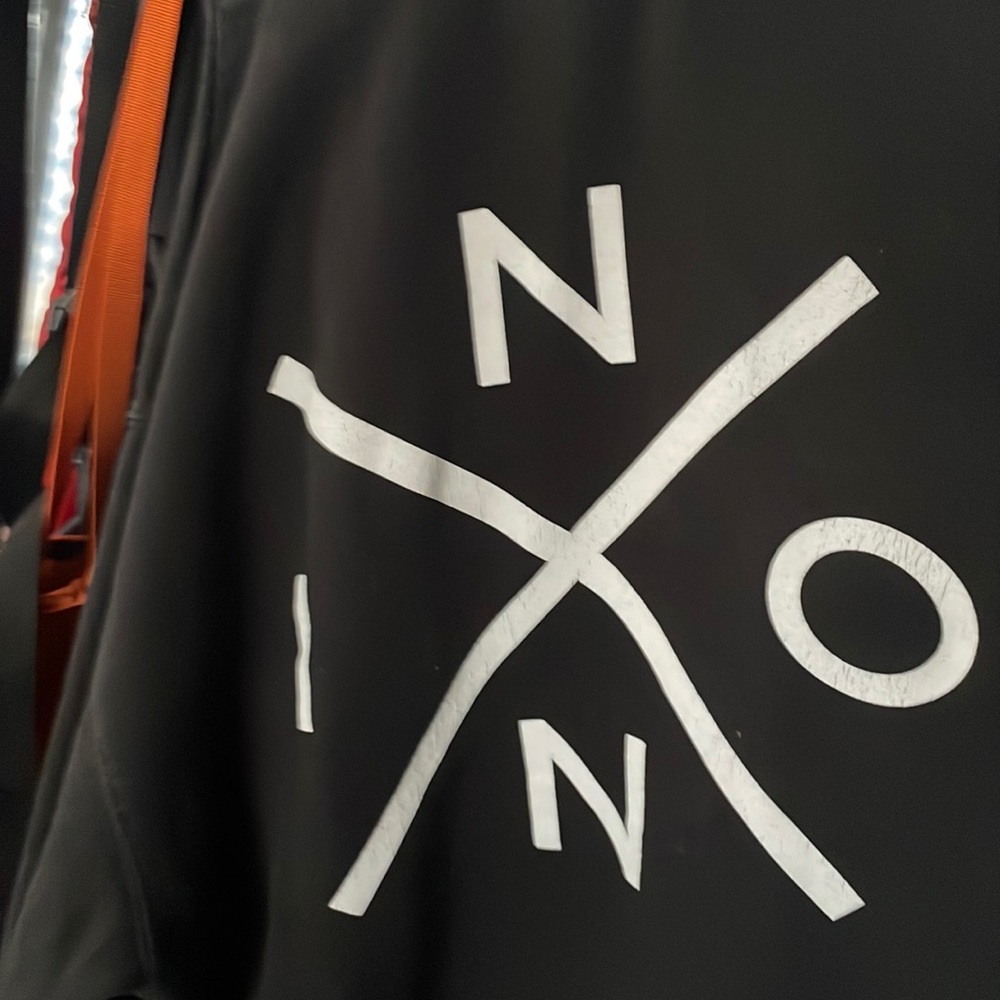 Used Nixon Zip Up Hoodie! Black sized Medium